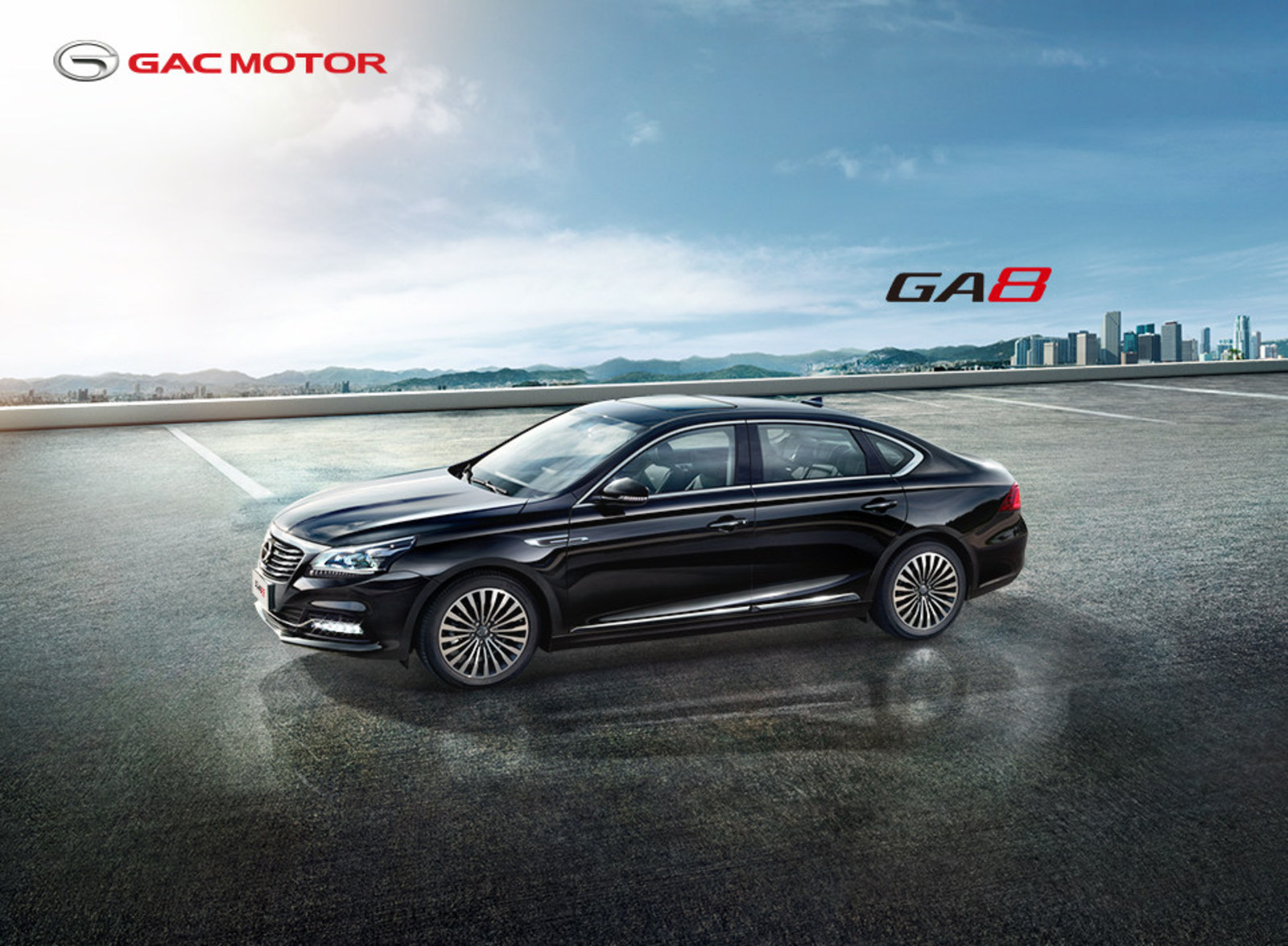 GAC Motors elite sedan GA8 (PRNewsfoto/GAC Motor)