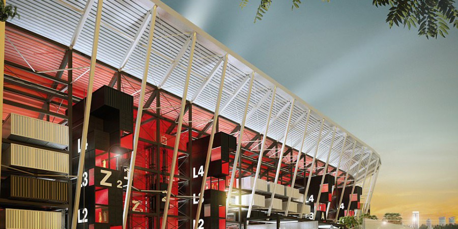 Pomysł Kataru: postawią pierwszy na świecie składany stadion