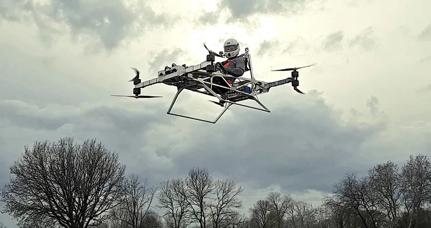 Polski dron załogowy ma zmienić oblicze rozrywki